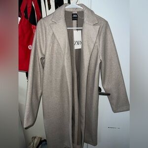 ZARA Felt Texture Coat